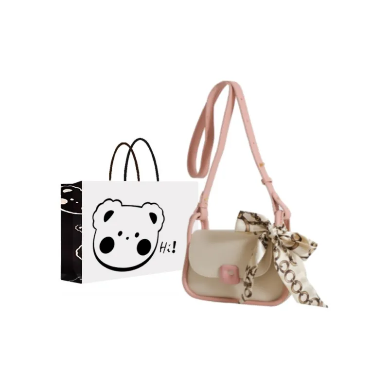 NX DOUGHNUT PU Crossbody Bag Regular Women's White Black White & Pink White & Brown-0