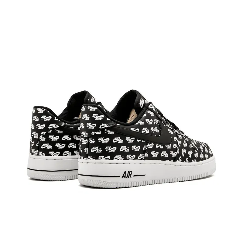 Nike Air Force 1 Low All Over Logo Black-3