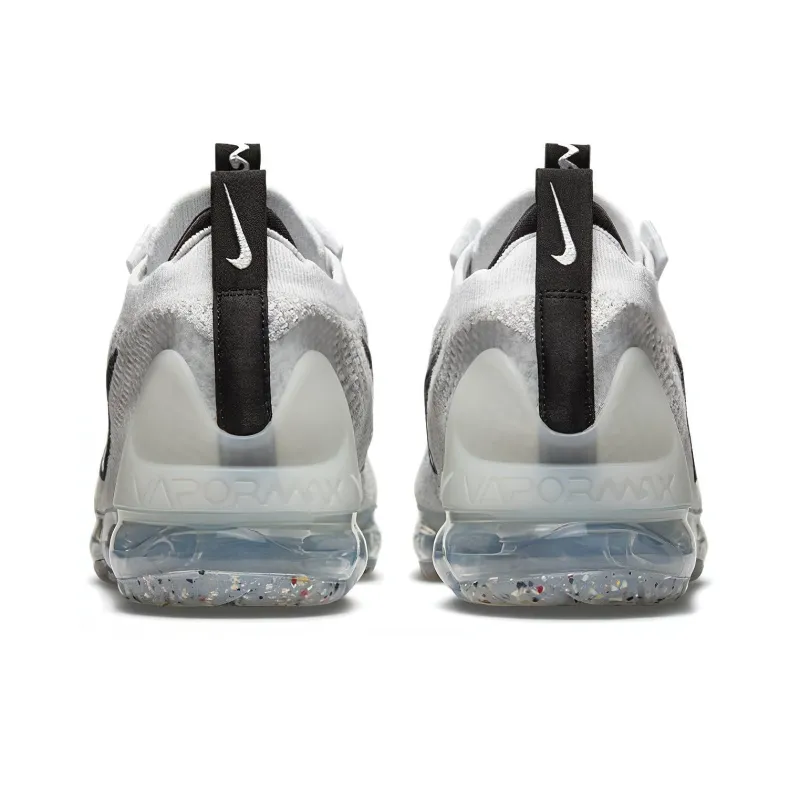 Nike Air VaporMax 2021 Fk White Black Metallic Silver-4