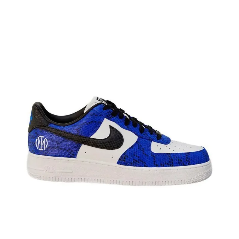 Nike Air Force 1 Snakeskin 'White Blue'-1