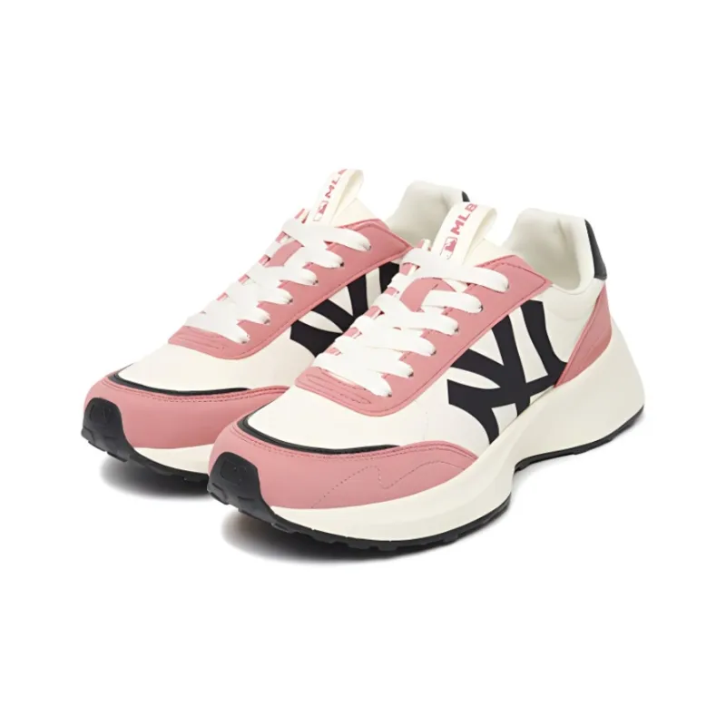 MLB Chunky Jogger Chunky Sneakers Unisex Low Top Pink/White Color-2