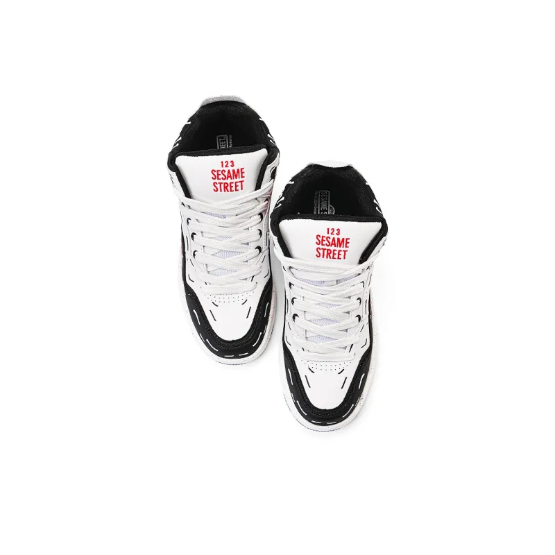 SESAME STREET Slip-Resistant Breathable Coverage Mid-Top Basketball Shoes Unisex-11