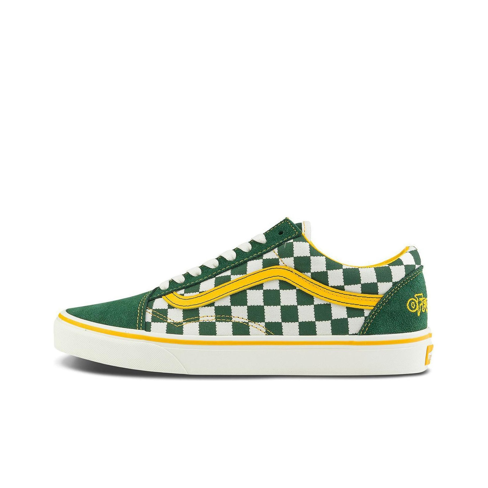 Vans Old Skool X Asia Artist Collection Green Yellow POIZON