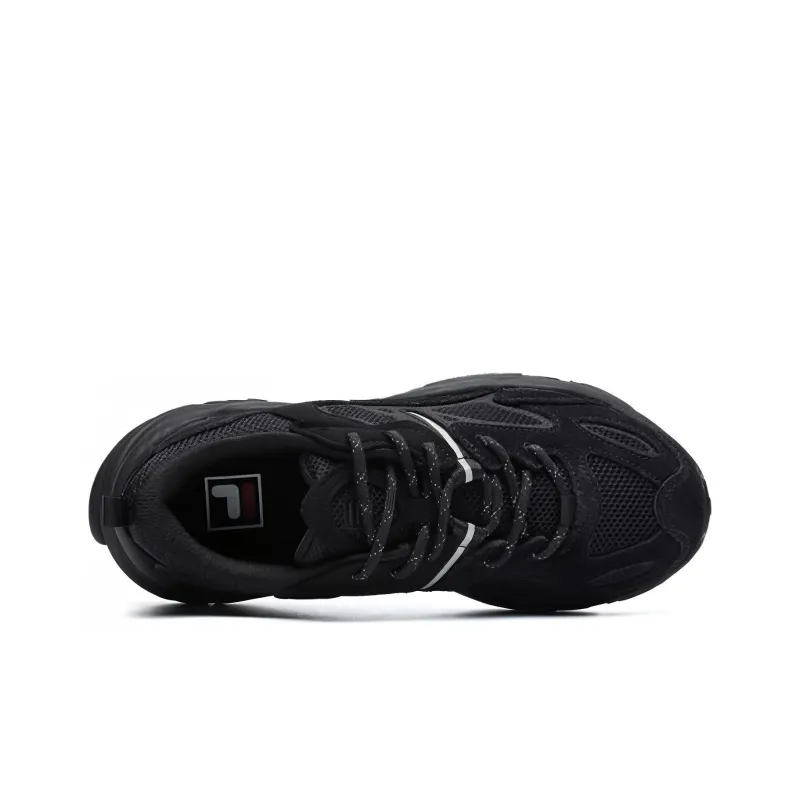 FILA Wear Resistant Running Shoes Black Women's-3