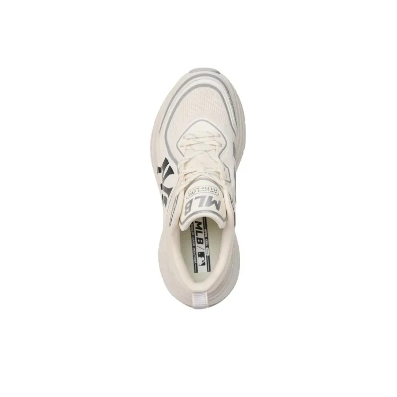 MLB Chunky Runner Ath flow Anti Slip Wear Resistant Low Top Casual Running Shoes Unisex Ivory White-3