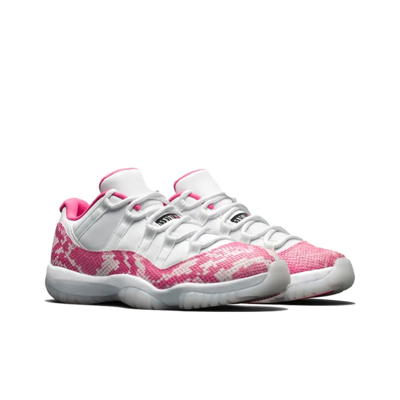 Jordan 11 Retro Low Pink Snakeskin 2019 Women's-2