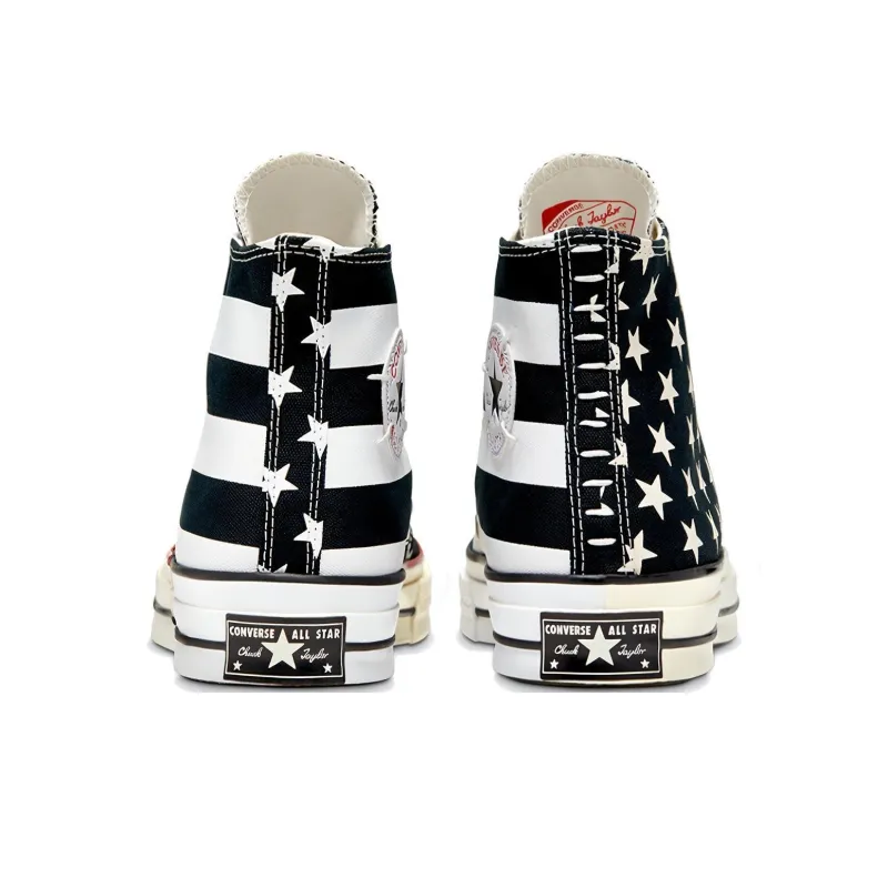 Converse Chuck Taylor All Star 70 Hi Archive Restructured American Flag Black White-3
