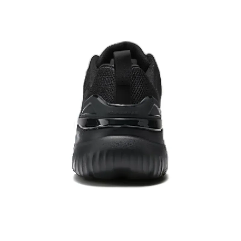 Skechers Sport Cushioned Anti Slip Wear Resistant Breathable Quick Drying Low Top Casual Running Shoes Men's Black-4