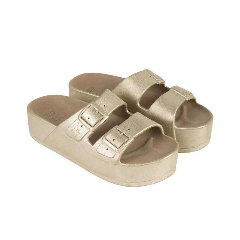 Cacatoès Beach Sandals Unisex Gold-6