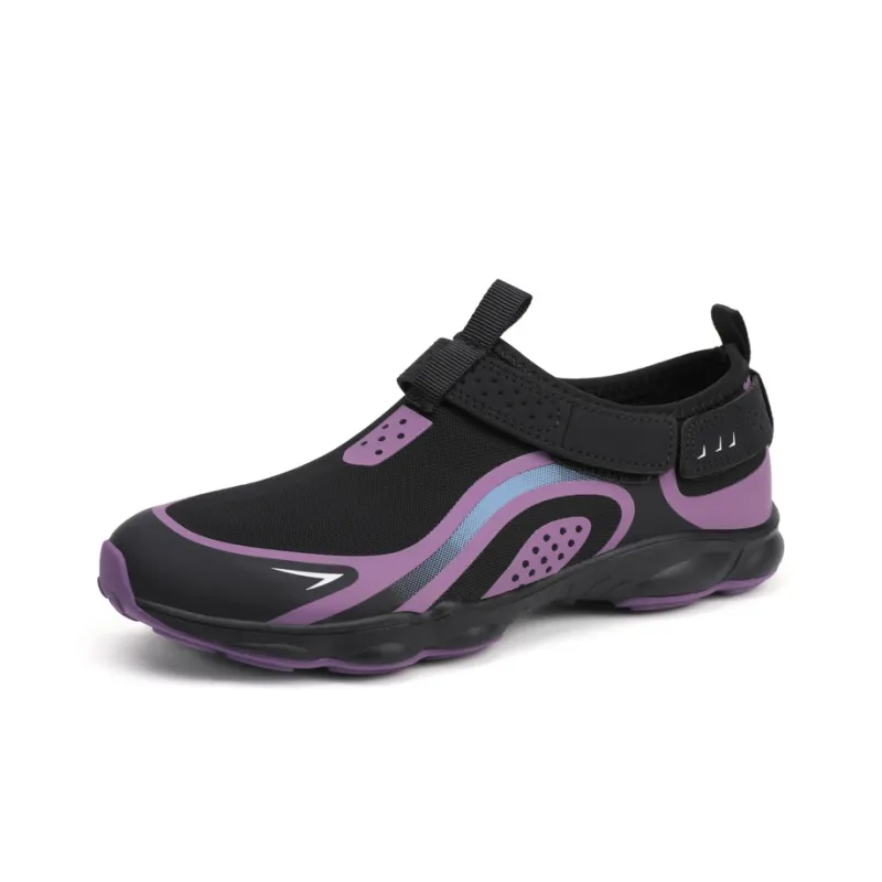 Camssoo Indoor Fitness Swim Water Shoes River Trekking Shoes Unisex Black-23