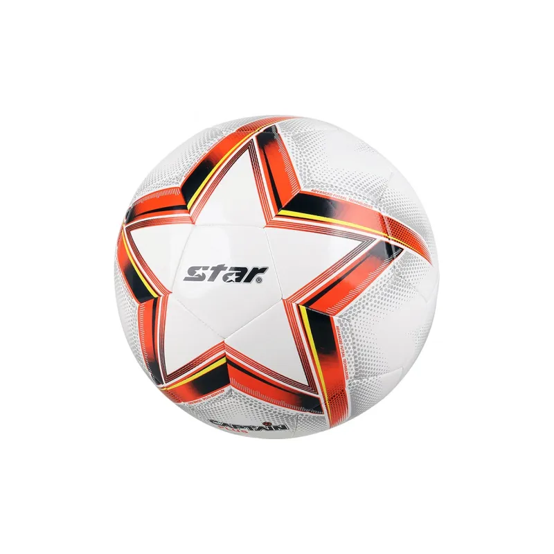 Star Size 5 Soccer TPU Machine Stitched Soccer Ball Unisex Orange-1