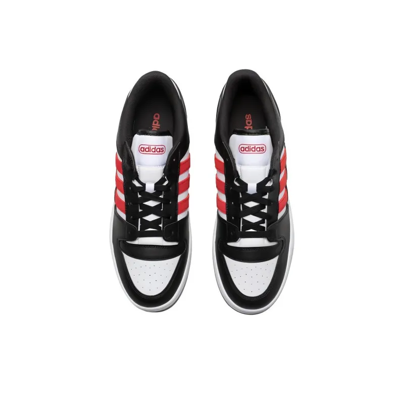 Adidas TURNAROUND LOW Anti Slip Wear Resistant Low Top Basketball Shoes Unisex Black White-2