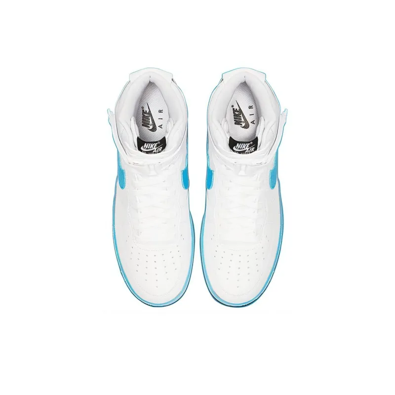 Nike Air Force 1 High Gradient White Blue Fury Ember Glow-2