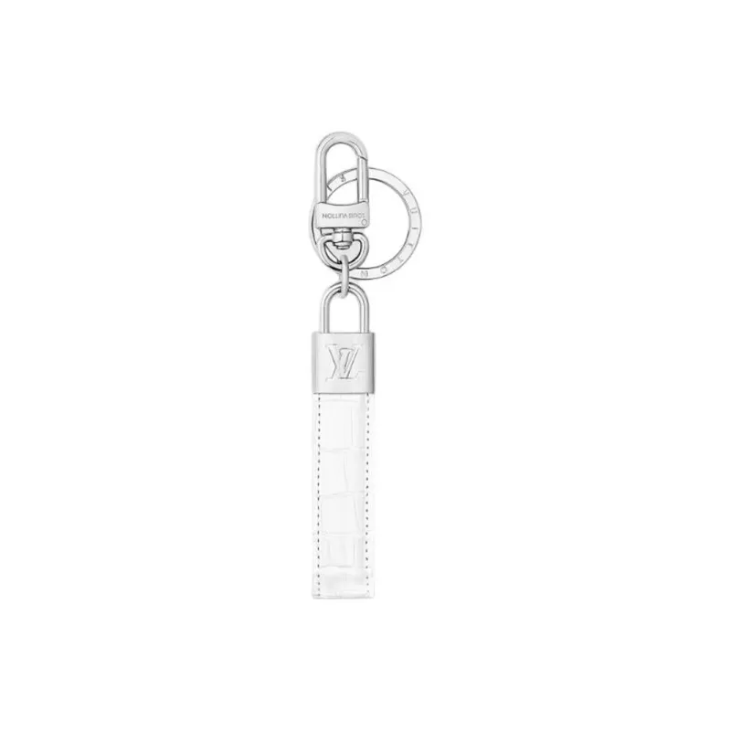 LOUIS VUITTON Keychains Men's Silver/White-1