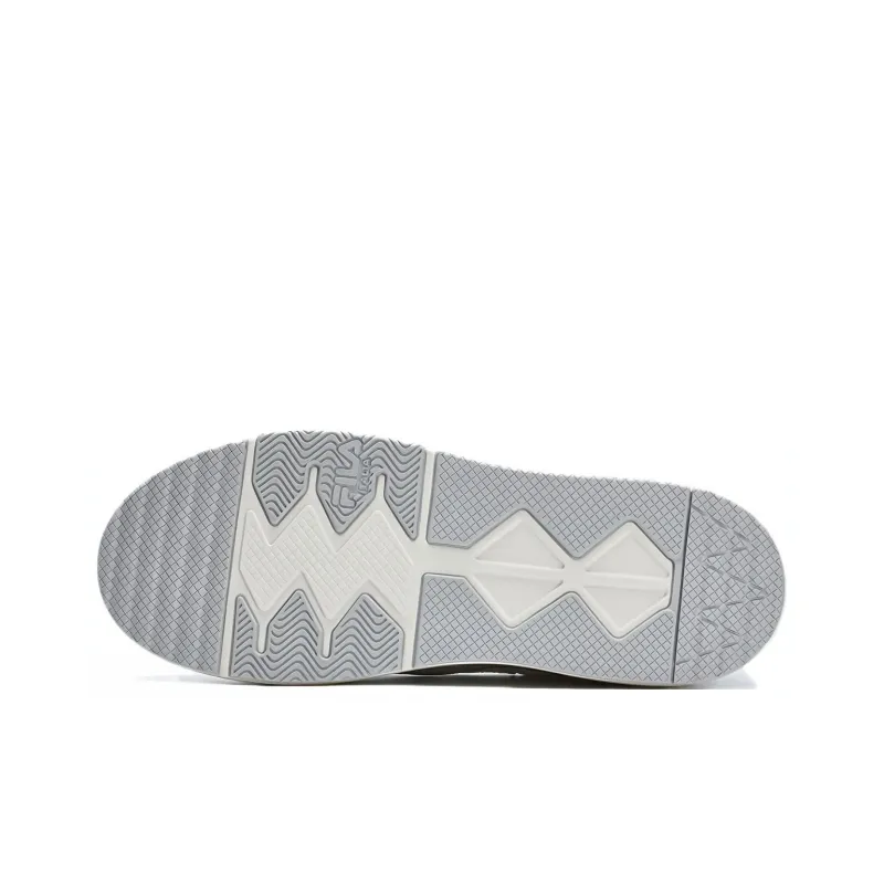 FILA FUSION Classic Skate Shoes 'White Grey'-4