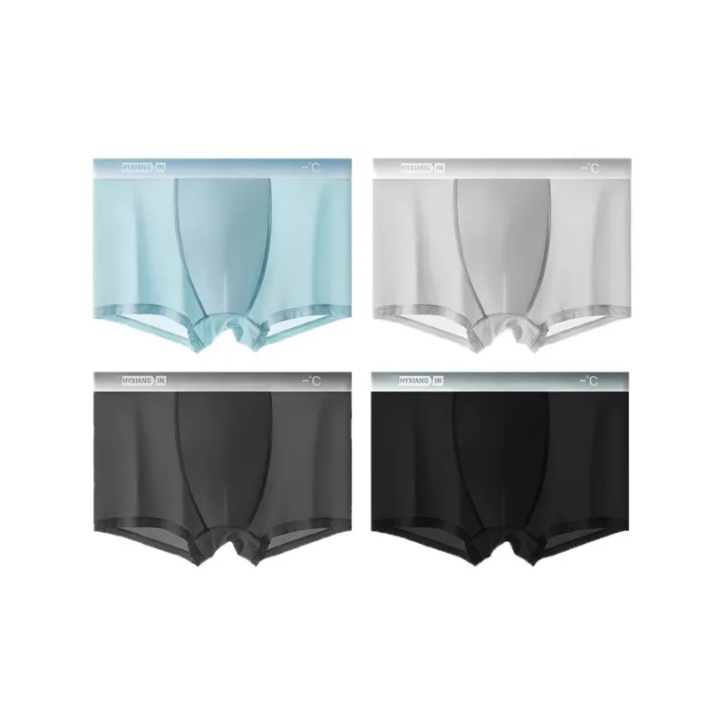 H YXIANG Underpants Men's 4 Pack-0