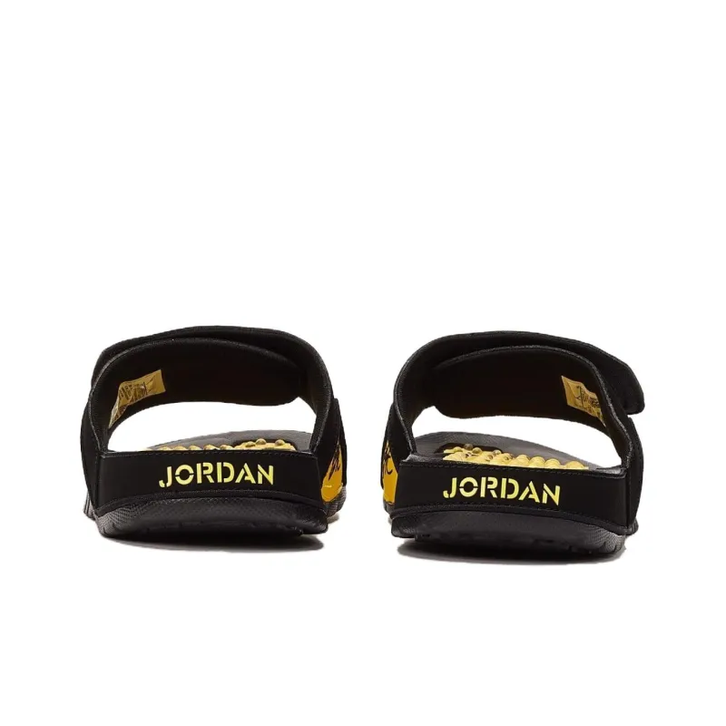 Jordan hydro 6 slides black and gold online