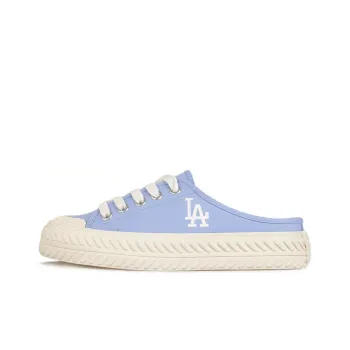 MLB Playball Mule Anti Slip Wear Resistant Low Top Canvas Shoes Unisex Blue