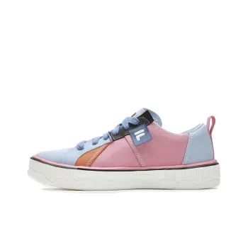 FILA FUSION POP 3 Anti Slip Wear Resistant Low Top Canvas Shoes Women's Pink Peony