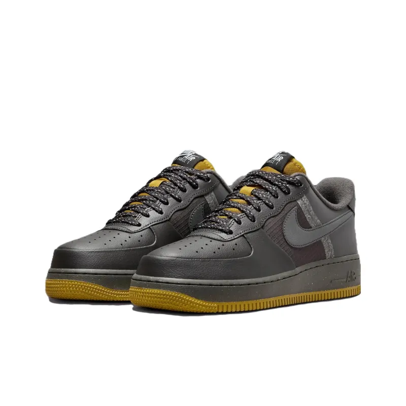 Nike Air Force 1 Grey Yellow-2