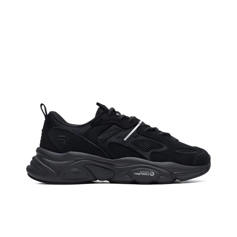 FILA Wear Resistant Running Shoes Black Women's-1