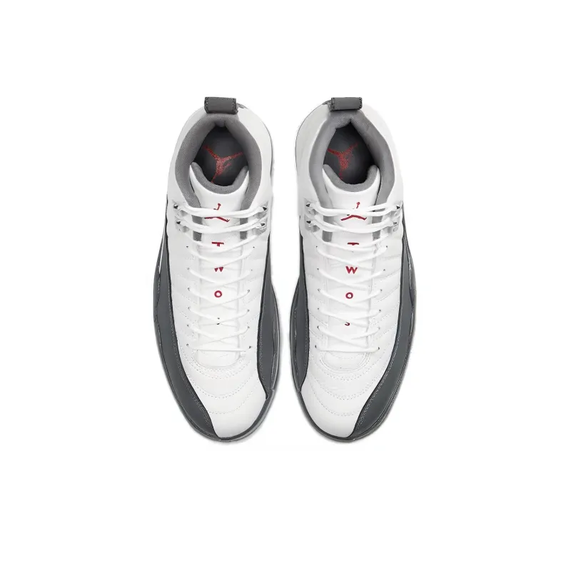 Jordan 12 Retro White Dark Grey-3