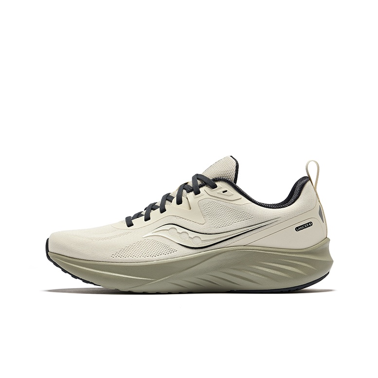 Saucony Lancer Running Shoes Men Low Top Beige Black