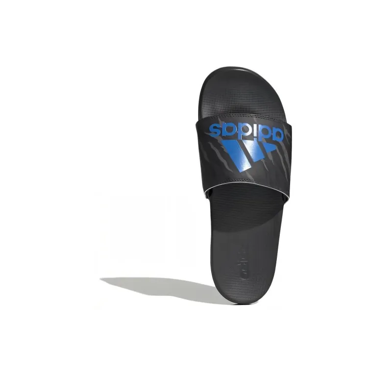 Adidas Adilette Comfort Sandals 'Carbon Blue Rush'-4