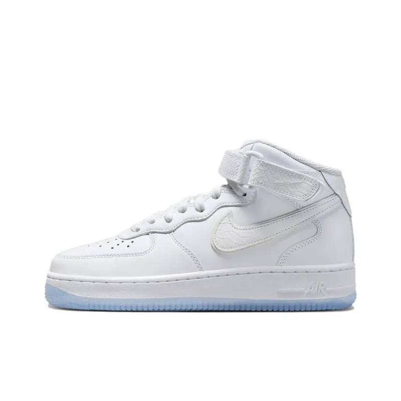 Nike Air Force 1 Mid White Snakeskin Ice Women's-0