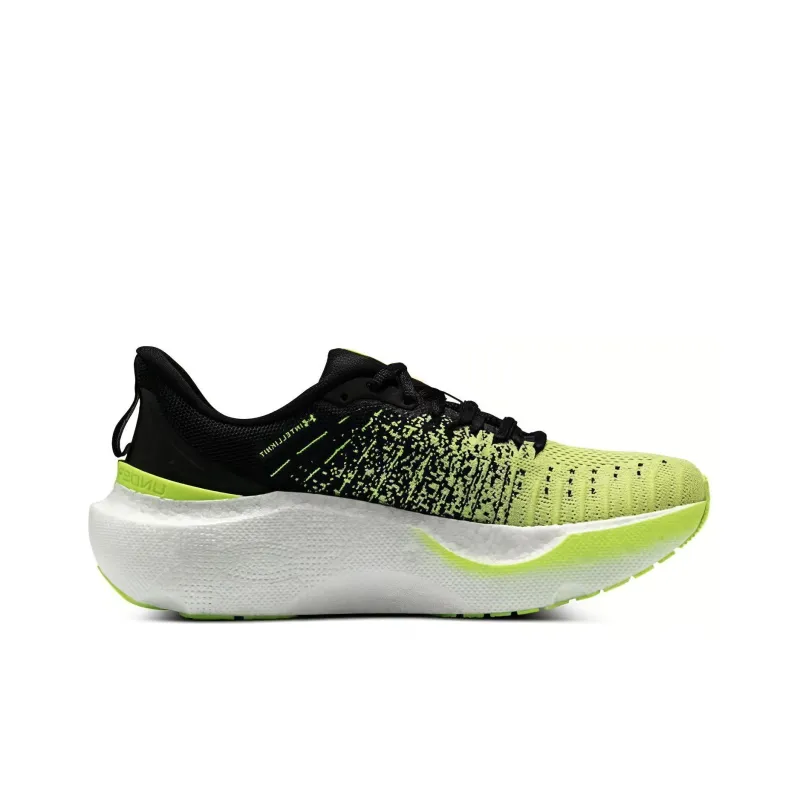 Under Armour Infinite Elite Low-Top Casual Running Shoes Men's Black Yellow-1