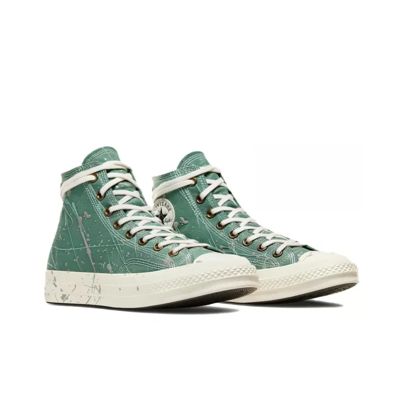 Chuck 70 Converse High 'Paint Splatter Admiral Elm Green'-2