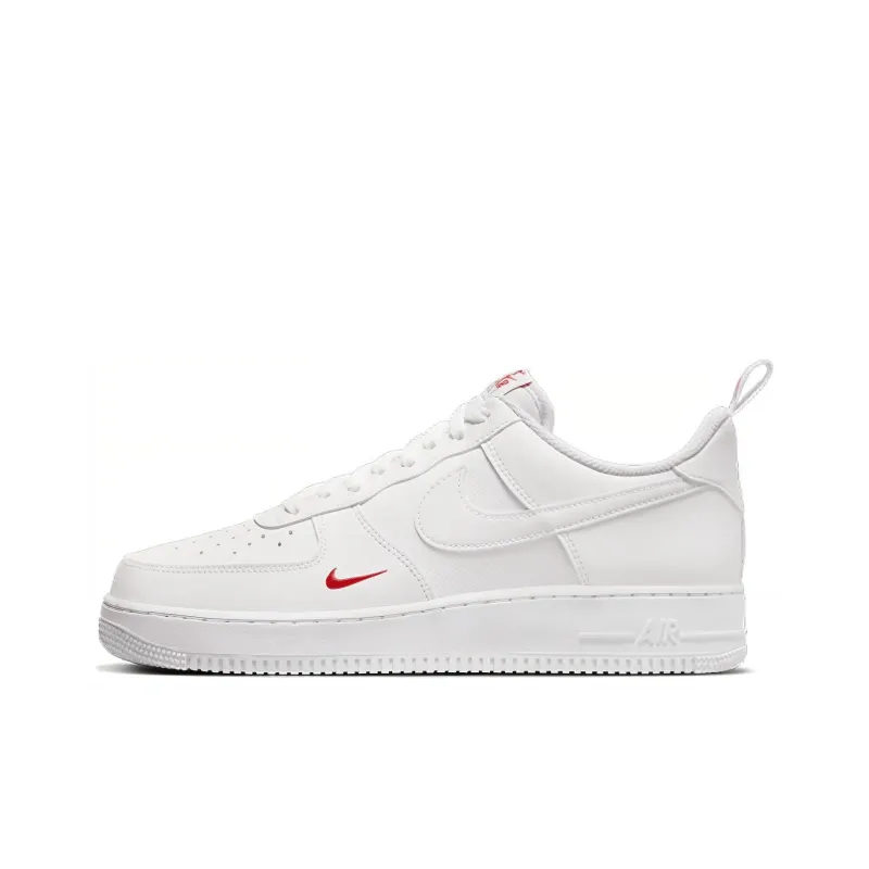 Nike Air Force 1 Low '07 Se White Red Mini Swoosh-0
