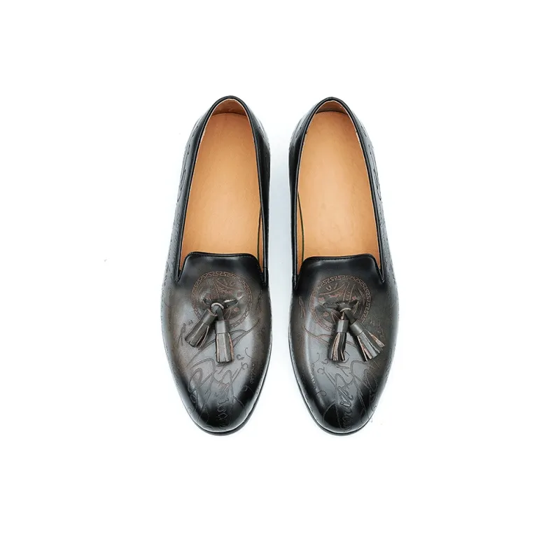 ASTON M.JAZZ Loafers Men Dark Gray/Brown-3