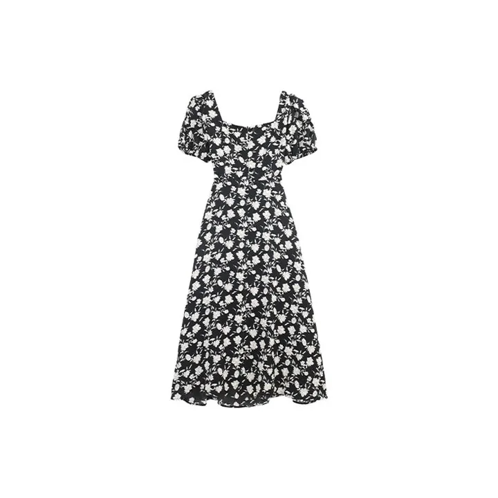 HUASJ Short Sleeved Dresses Women's Multicolor-2