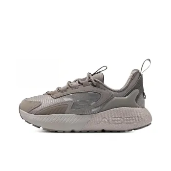 Under Armour HOVR Mega 2 Cushioned Wear Resistant Breathable Rebound Low Top Running Shoes Unisex Gray