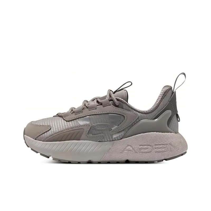 Under Armour HOVR Mega 2 Cushioned Wear-Resistant Breathable Rebound Low-Top Running Shoes Unisex Gray-0