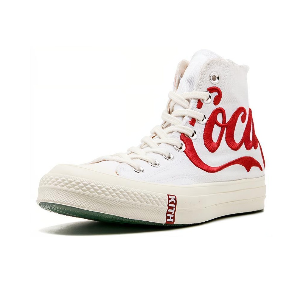 Converse Kith X Coca Cola X Chuck Taylor All Star Hi 70 White Red POIZON