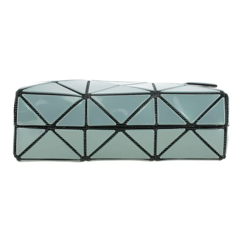 ISSEY MIYAKE CARAT Polyvinyl Chloride Resin Tote Bag Shopping Bag Handbag Women's Gray Green-6