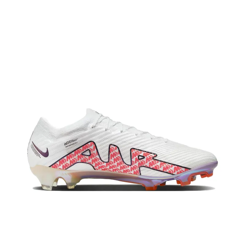 Nike Zoom Mercurial Vapor 15 Elite Fg White Bright Crimson-1