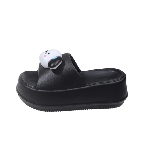 XMISTUO EVA Totem Cut Out Quiet Slip Resistant Odor Resistant Slide Slippers Women's