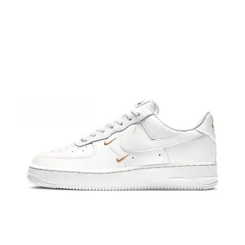 Nike Air Force 1 Low 07 Essential White Metallic Gold Women's