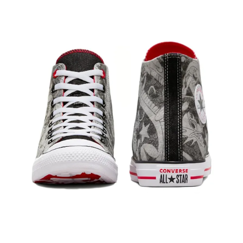 Converse Chuck Taylor All Star Yotd High Top 'Dragon Graphic Black White'-3