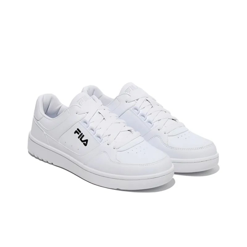 FILA Slip Resistant Cushioning Low Top Skateboard Shoes Unisex White-2