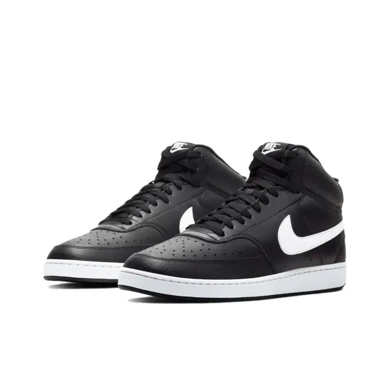 Nike Court Vision Mid Black White-2