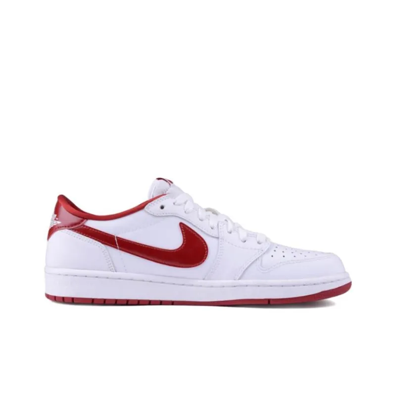 Jordan 1 Retro Low White Varsity Red-1