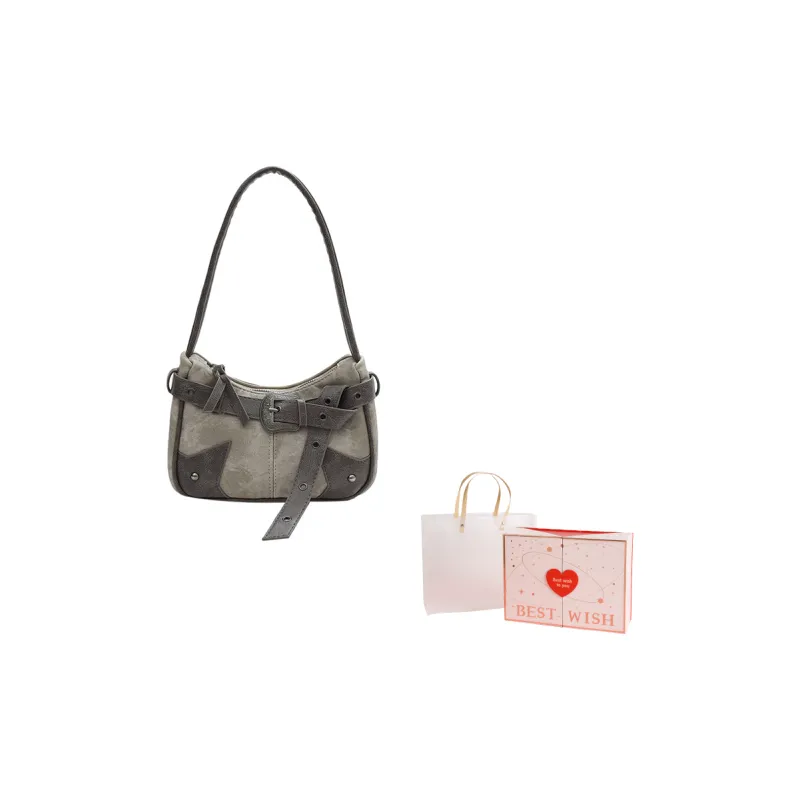 NOMK Vegetable Tanned Top Grain Cow Leather Shoulder Bag Regular Women's-7