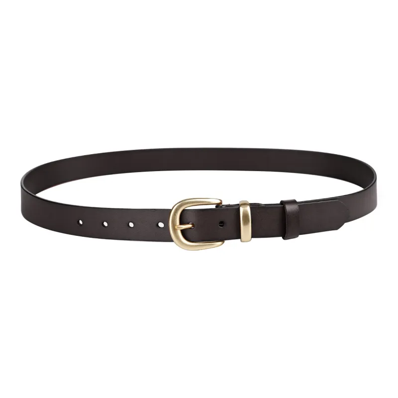 Jaylen Oos Pure Copper Pin Buckle Top Grain Cow Leather Leather Belts Women's-11
