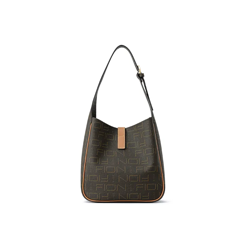 FION Shoulder Bags Coffee/Tea Brown-2