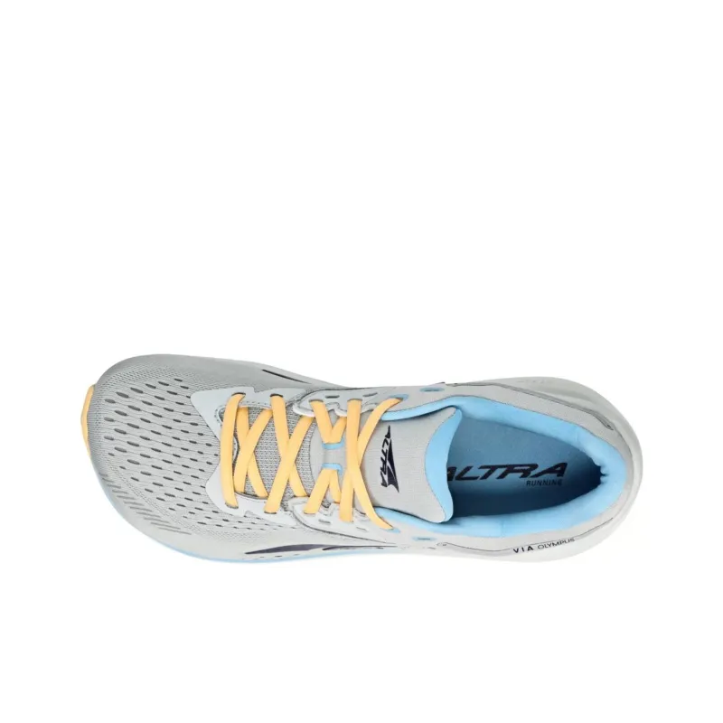 Altra Via Olympus Cushioning Wear Resistant Low Top Running Shoes Women's Gray Blue-3