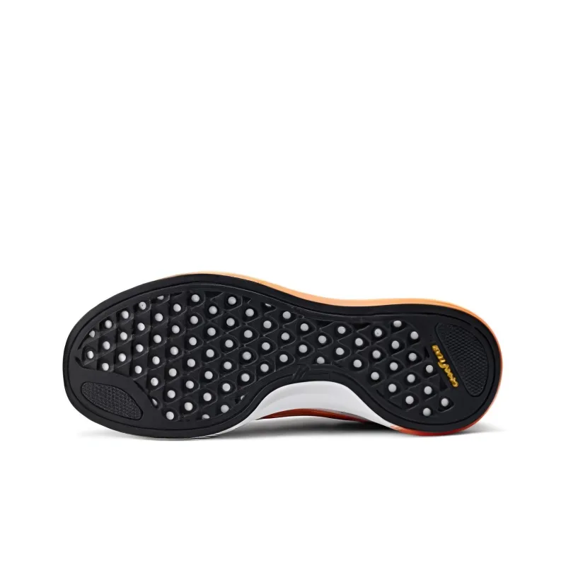Skechers Cushioning Abrasion Resistant Lightweight Slip Resistant Low Top Casual Shoes Men's Bright Orange-4